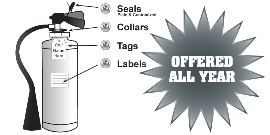Seals, Collars, Tags, Labels Offered All Year